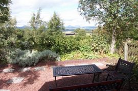 View across the Forth valley from the patio