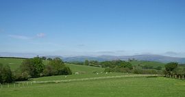View of fells from Locka Old Hall Cottage