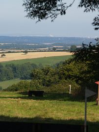 View of the Dorset hills