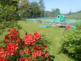 Tennis Court and Play Area