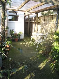 Enclosed small front garden