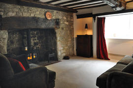 The Sitting Room with Inglenook Fire