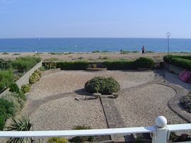 View from the balcony over the sea