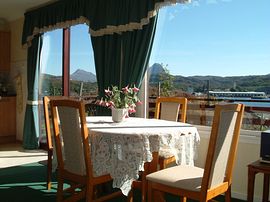 Dinning room in Strathan Chalet