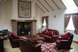 lounge with inglenook fireplace