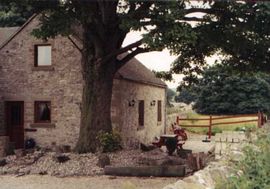 exterior of the two person cottage