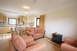 Open plan living area