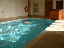 The pool at Owl Cottage