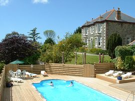 Pool and main House