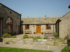 Cottages courtyard