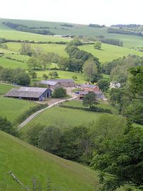 View of Farmstead from Harleys Mountain