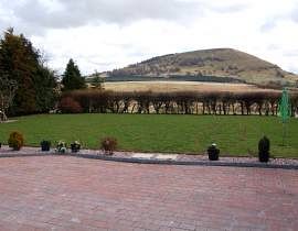 The garden from the conservatory