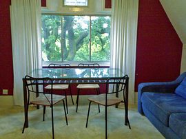 The dining area with views