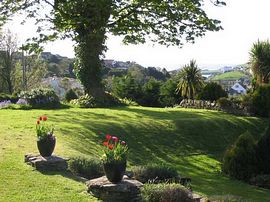 Mevagissey House the garden