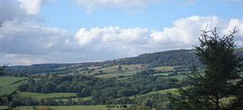 View from the rear over the Esk valley