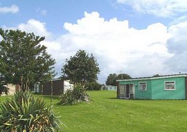 A chalet in the centre of the park