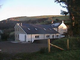 View from hay field