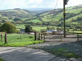 View of the Severn Valley from the cottages