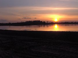 Sunset over Blaco Hill