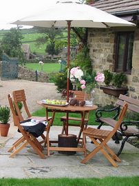 Afternoon tea on the patio