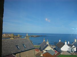 Views from lounge over the Moray Coast