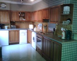 Great kitchen with dining area