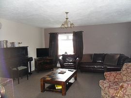 Lounge Area with log burning stove