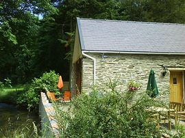 River side of cottage