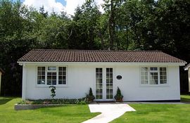 Front view of cottage