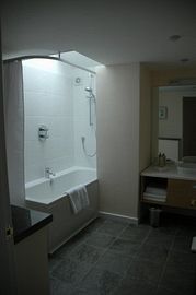 Architect designed bathroom.