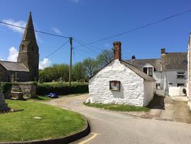 Village location, near the famous church