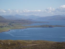 View from the hill above Bruaich Rainich