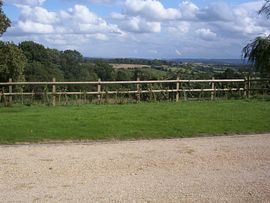 View from cottages