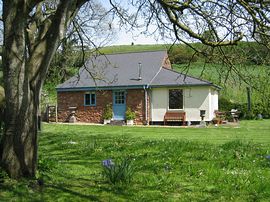 The cottage from the garden