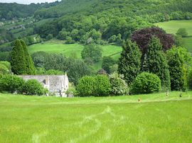 View from the meadow behind the chapel