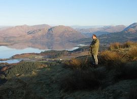 Up above the cottage on Ben Lora