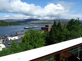 Looking west from balcony