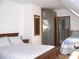 One of the family bedrooms