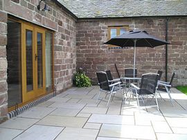 Outside patio area great for relaxing