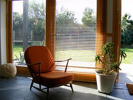 Living/dining looking onto garden