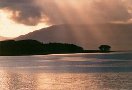 Sunset from the cottage