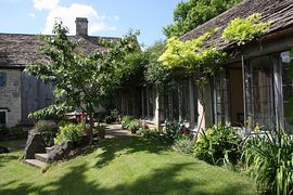 The Byre and owner's home beyond