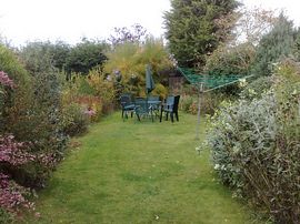 Mature rear garden
