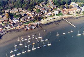 Ariel view of village