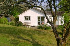 the house looking from the garden