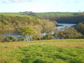 Helford River from the property