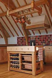 Open Plan Oak Kitchen