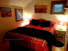 Creagach Chalet Bedroom.