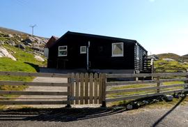 Creagach Chalet Fenced Garden.