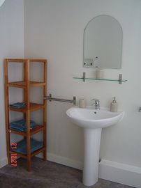 Bathroom with shower over bath